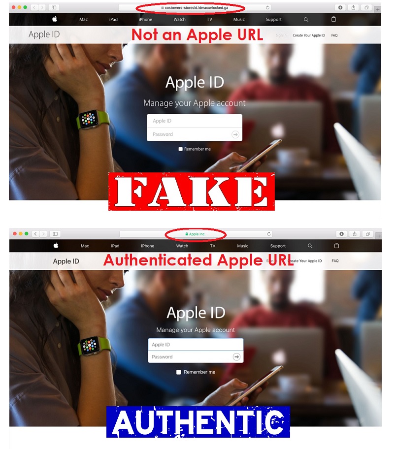 Fake Apple Id Site